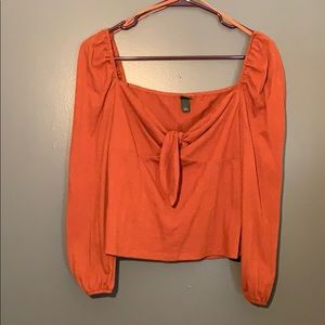 COPY - Burnt Orange Crop Top